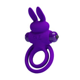 Pretty Love 10 Functions Silicone Vibrant Penis Ring III Vibrating Cock Rings